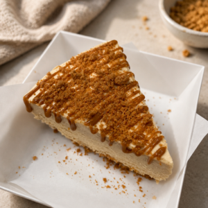Cookie Butter Cheesecake (Dairy-Free and Vegan)