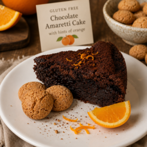Chocolate Amaretti Cake (Gluten-Free)