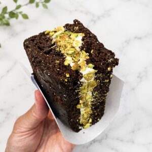 Chocolate Pistachio Cake To Go